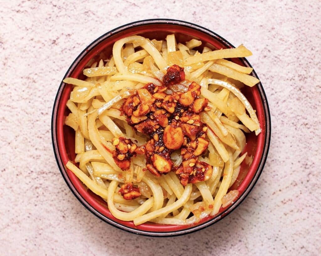 Crispy chili patato