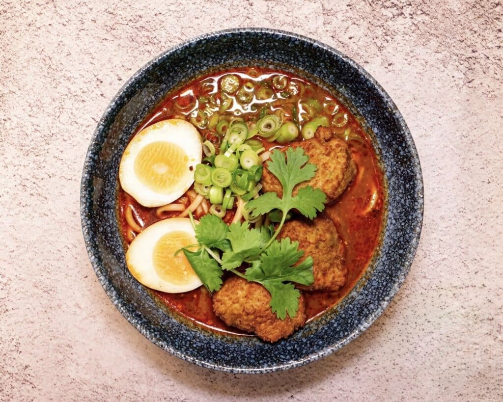 Spicy korokke ramen  (V,G)